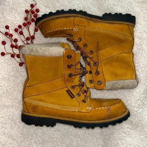 TIMBERLAND Tan LEATHER Lined BOOTS 39975M🥾Size 5.5 Men’s/38 Euro