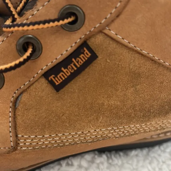 TIMBERLAND Tan LEATHER Lined BOOTS 39975M🥾Size 5.5 Men’s/38 Euro
