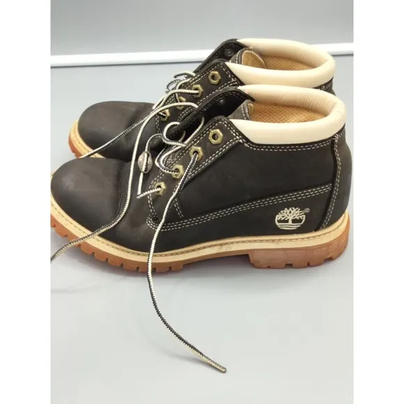 Timberland Waterproof Leather Ankle Boots Casual Workwear Size 6.5M GENTLY WORN