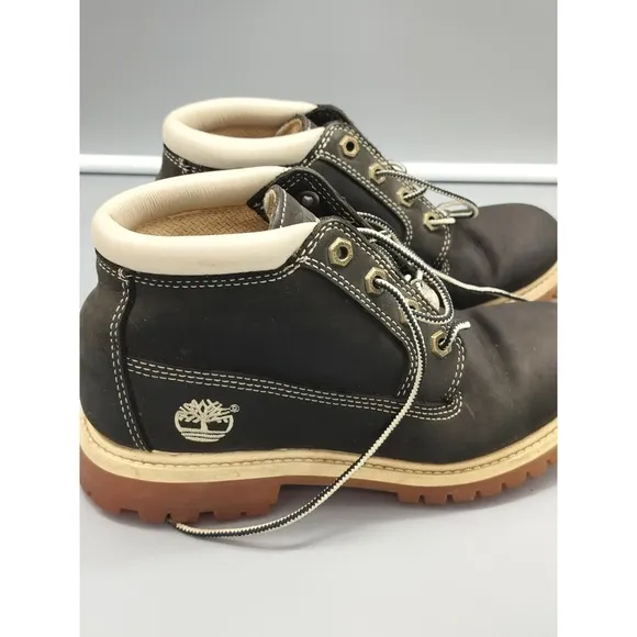 Timberland Waterproof Leather Ankle Boots Casual Workwear Size 6.5M GENTLY WORN