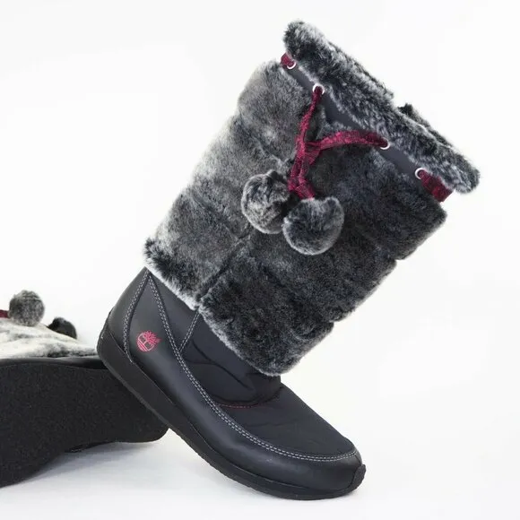 TIMBERLAND Winterberry Tall Fur Boot 59994 Boots Black