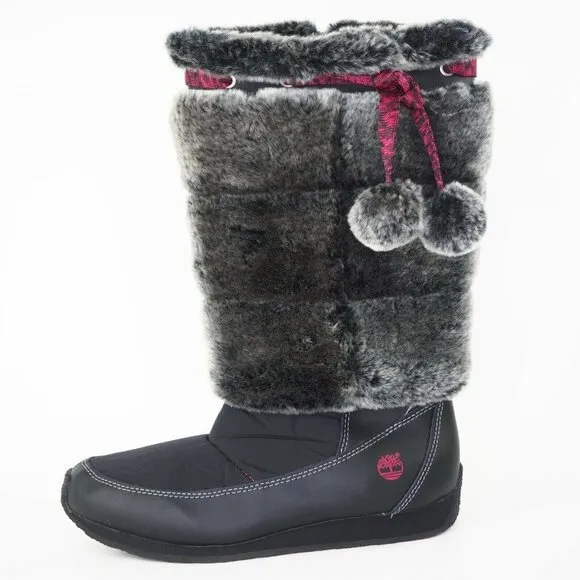 TIMBERLAND Winterberry Tall Fur Boot 59994 Boots Black