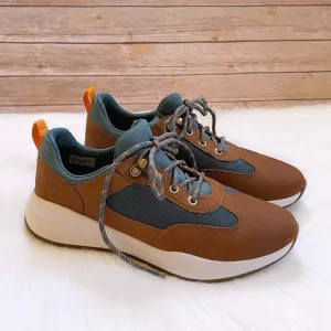 Timberland Women’s Boroughs Project Low Hiker Sneakers In Rust Nubuck