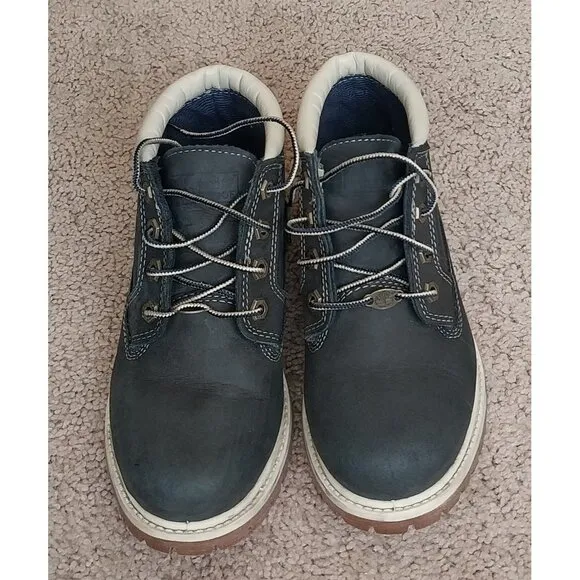 Timberland Women's Nellie Chukka Boot Navy Blue Waterproof Size 7