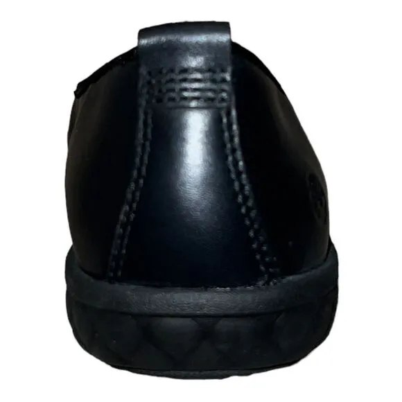 Timberland Women's Bradstreet Ultra Ballerina Flats Black Leather 9.5M New