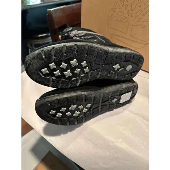 Timberland Zesta Suede Boots, Size 9, Black