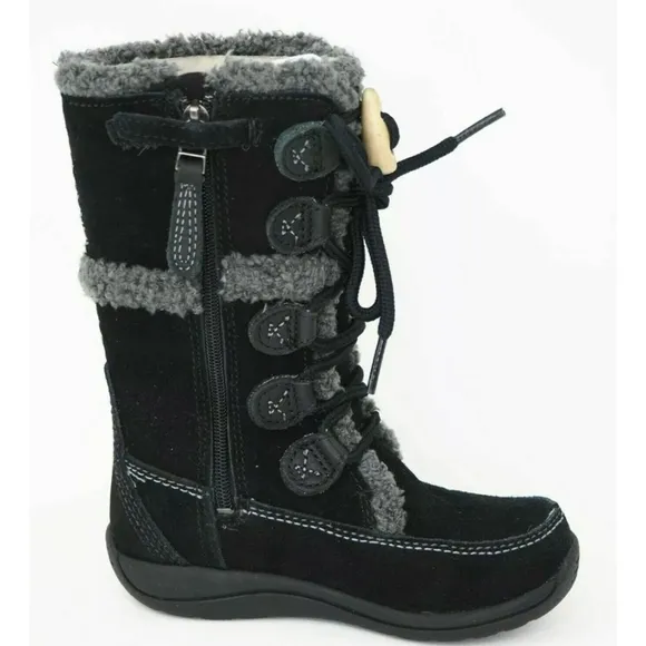Timberland Zesta Suede Boots, Size 9, Black