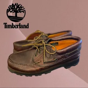 Timberland Brown Leather Men's Loafers 7