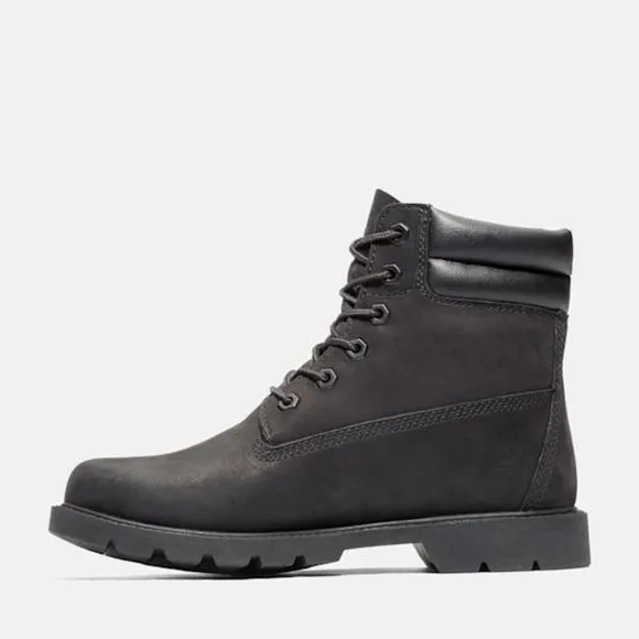 Timberland Linden Woods TB1A156S001 Boots Women's Black Waterproof Combat TF2622