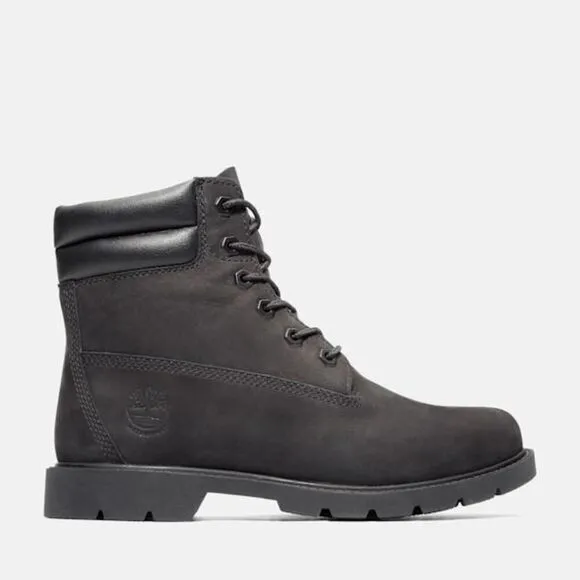 Timberland Linden Woods TB1A156S001 Boots Women's Black Waterproof Combat TF2622