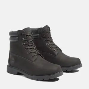 Timberland Linden Woods TB1A156S001 Boots Women's Black Waterproof Combat TF2622