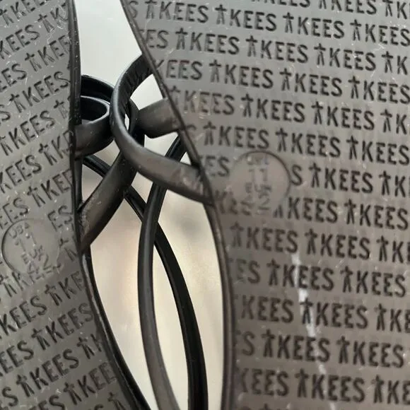 TKEES Nappa Leather Sloane Criss Cross Strappy Flat Slides Sandals