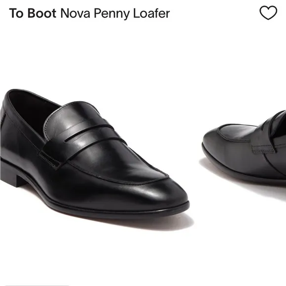 To Boot New York men Nova Penny Loafer black Size 8.5 gently used