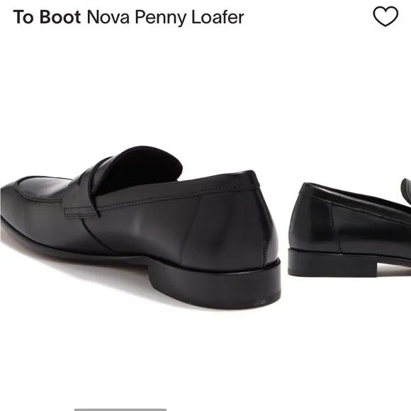 To Boot New York men Nova Penny Loafer black Size 8.5 gently used
