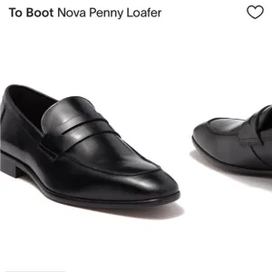 To Boot New York men Nova Penny Loafer black Size 8.5 gently used