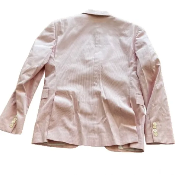 Todd Snyder Pink Fine Corded cotton Stripe Sutton Suit -38S (30 waist)