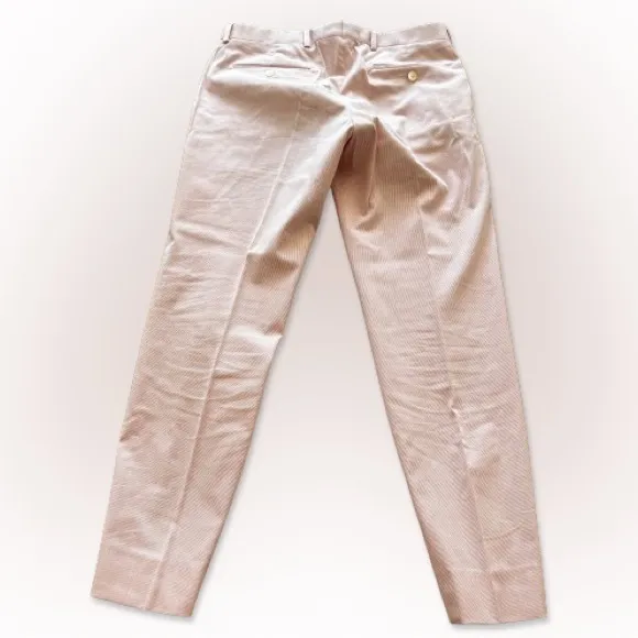 Todd Snyder Pink Fine Corded cotton Stripe Sutton Suit -38S (30 waist)