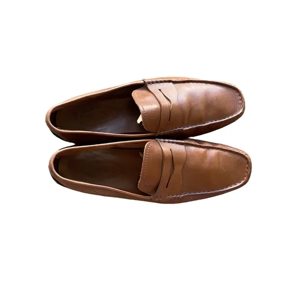 Tod's Driving Loafers Brown Leather Men