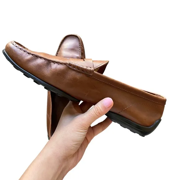Tod's Driving Loafers Brown Leather Men