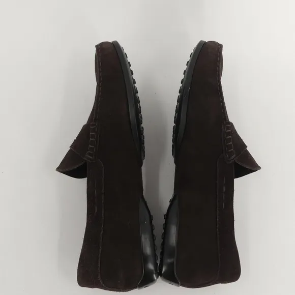 Tod's Gommino Suede Slip On Casual Driving Loafers‎ Brown Men's 6