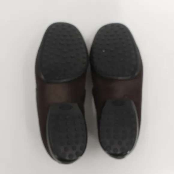 Tod's Gommino Suede Slip On Casual Driving Loafers Brown Men's 6