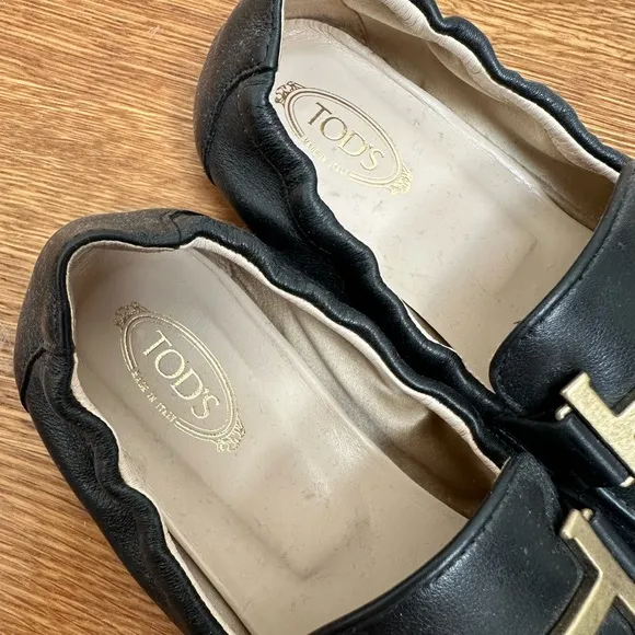 Tod’s Leather Double T Loafers