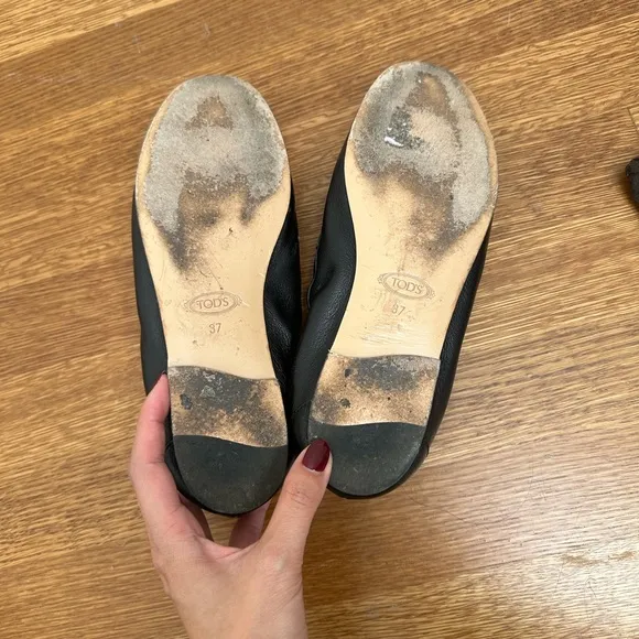 Tod’s Leather Double T Loafers