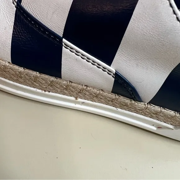 Tod’s leather striped espadrilles