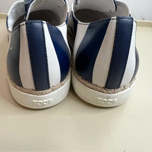 Tod’s leather striped espadrilles
