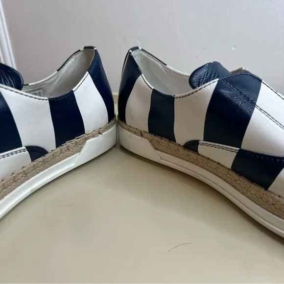 Tod’s leather striped espadrilles