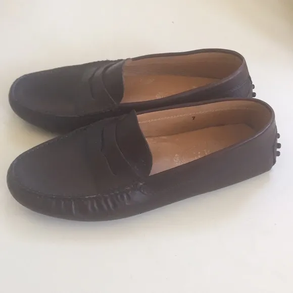 Tod's Men's Leather Loafers, Size 7