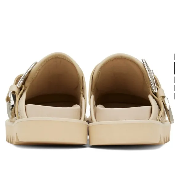 TOGA PULLA - SSENSE Exclusive Off-White Sabot Slides Loafers Size 36