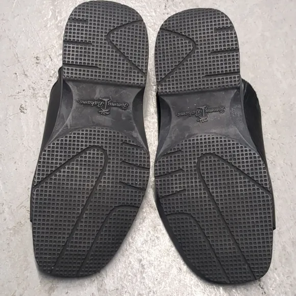 Tommy Bahama Baja Beach Slides Sandals Leather Black Size 11 M Resortwear