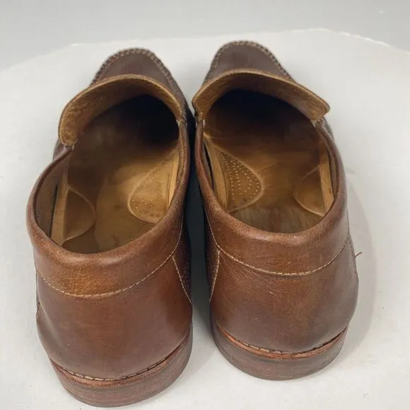 Tommy Bahama Felton Brown Leather Loafers Mens Size 11‎ M Slip On Perforated