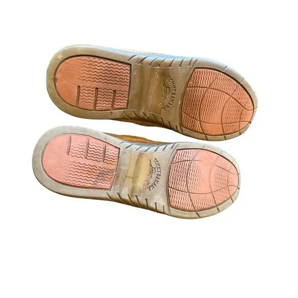 Tommy Bahama Men's Leather Slip-On Loafers Size 11.5M Brown Dark Olive