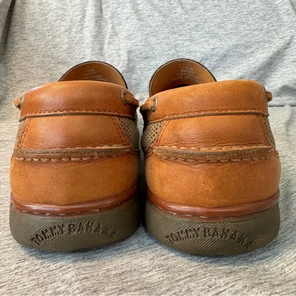 TOMMY BAHAMA TB-267 Brown Leather Loafers, Size 11.5, NWOT