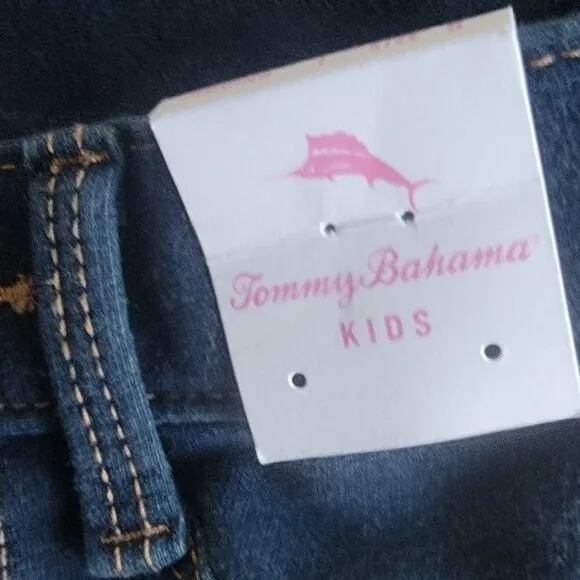 Tommy Bahama Kid's Girl Blue Stretchy Comfy Super Soft Knit Jegging Size 5
