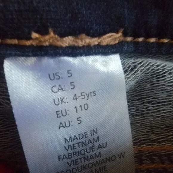 Tommy Bahama Kid's Girl Blue Stretchy Comfy Super Soft Knit Jegging Size 5
