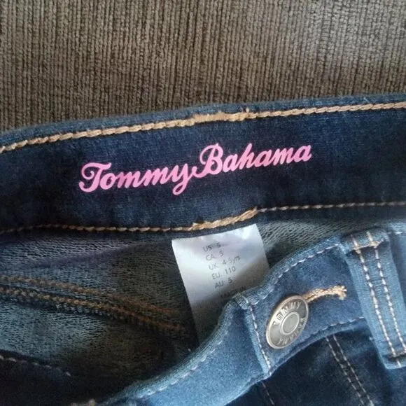 Tommy Bahama Kid's Girl Blue Stretchy Comfy Super Soft Knit Jegging Size 5