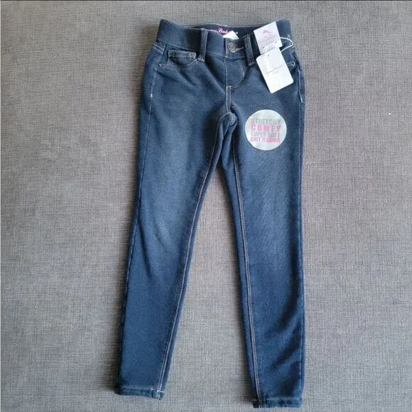 Tommy Bahama Kid's Girl Blue Stretchy Comfy Super Soft Knit Jegging Size 5