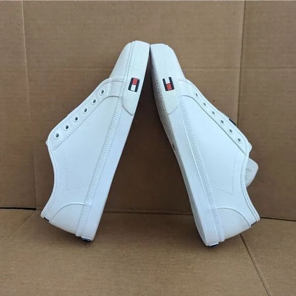 Tommy Hilfiger Anni White Slip-On Athletic Sneakers Womens Size 8
