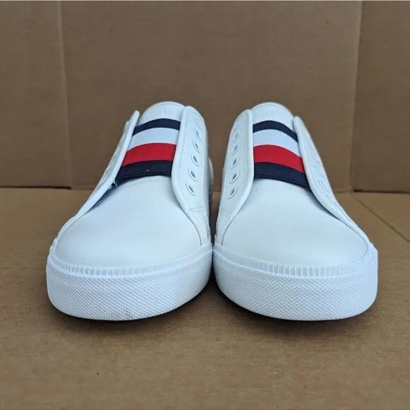 Tommy Hilfiger Anni White Slip-On Athletic Sneakers Womens Size 8