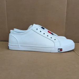 Tommy Hilfiger Anni White Slip-On Athletic Sneakers Womens Size 8