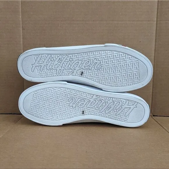 Tommy Hilfiger Anni White Slip-On Athletic Sneakers Womens Size 8