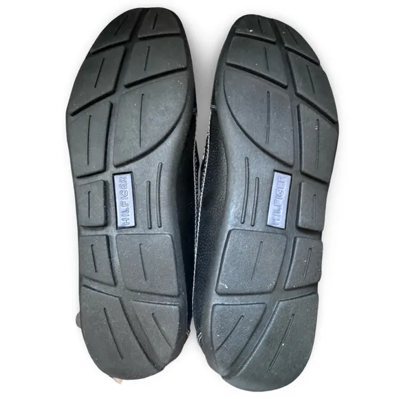 Tommy Hilfiger Men’s Dathan-F Black Leather Loafers - Size 9.5M, New in Box