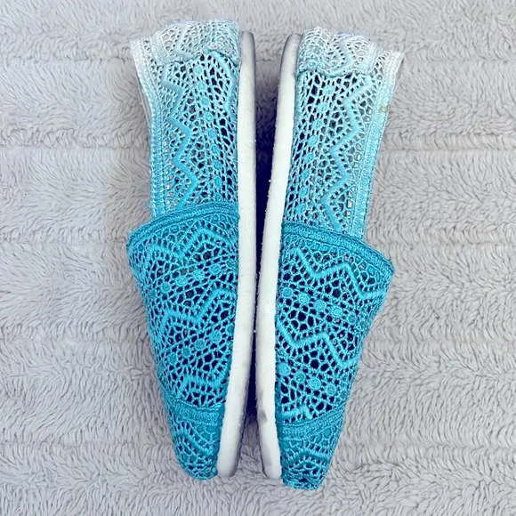 Toms Classics Baltic Dip-Dyed Ombre Crochet Flats