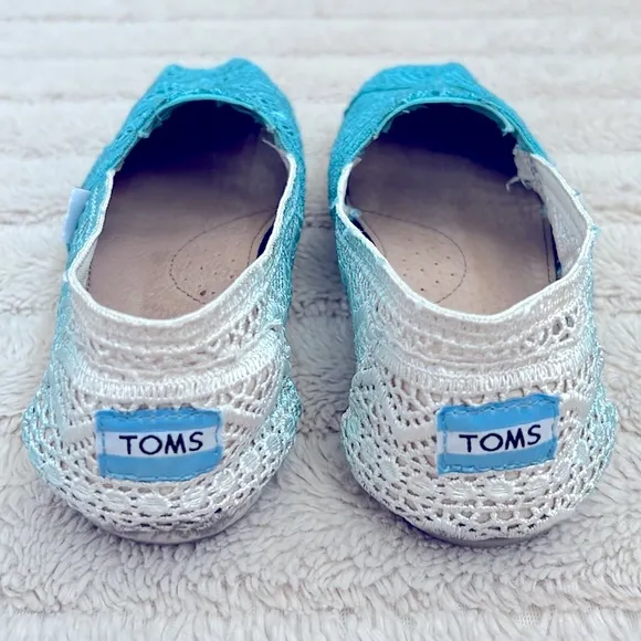 Toms Classics Baltic Dip-Dyed Ombre Crochet Flats
