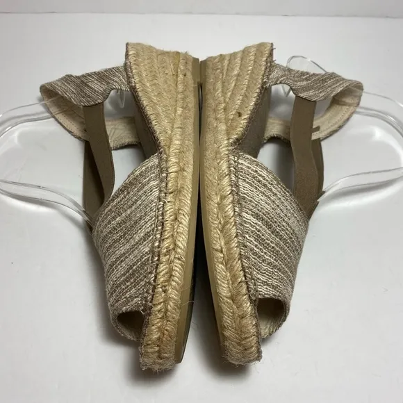 Toni Pons Taga-Sd Women’s Open Toe Beige Espadrilles Sandals Sz EU 41 US 10