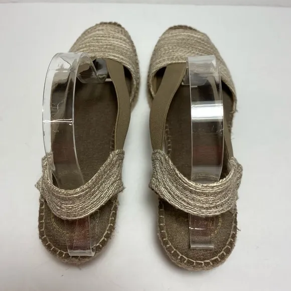 Toni Pons Taga-Sd Women’s Open Toe Beige Espadrilles Sandals Sz EU 41 US 10