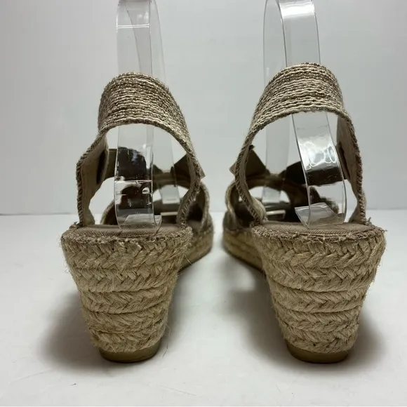 Toni Pons Taga-Sd Women’s Open Toe Beige Espadrilles Sandals Sz EU 41 US 10